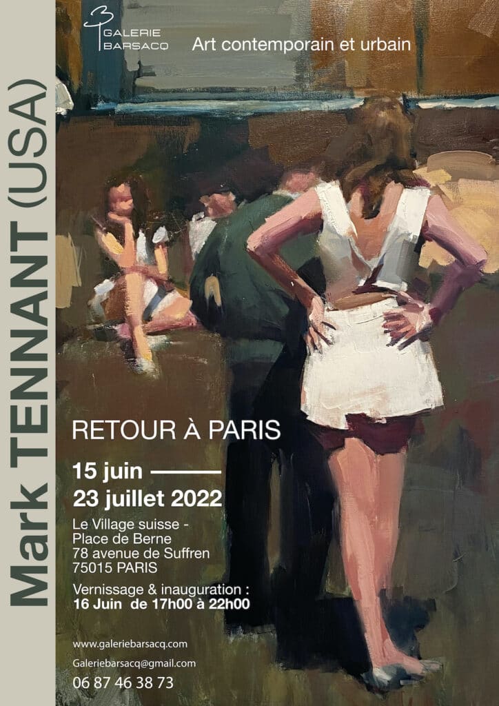 Expo Mark Tennant _ Galerie Barsacq