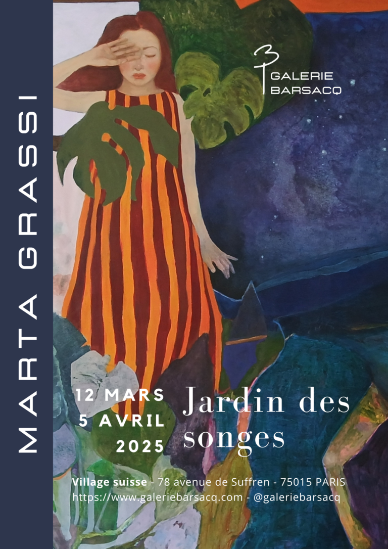 Jardin des songes exposition de Marta Grassi Galerie Barsacq